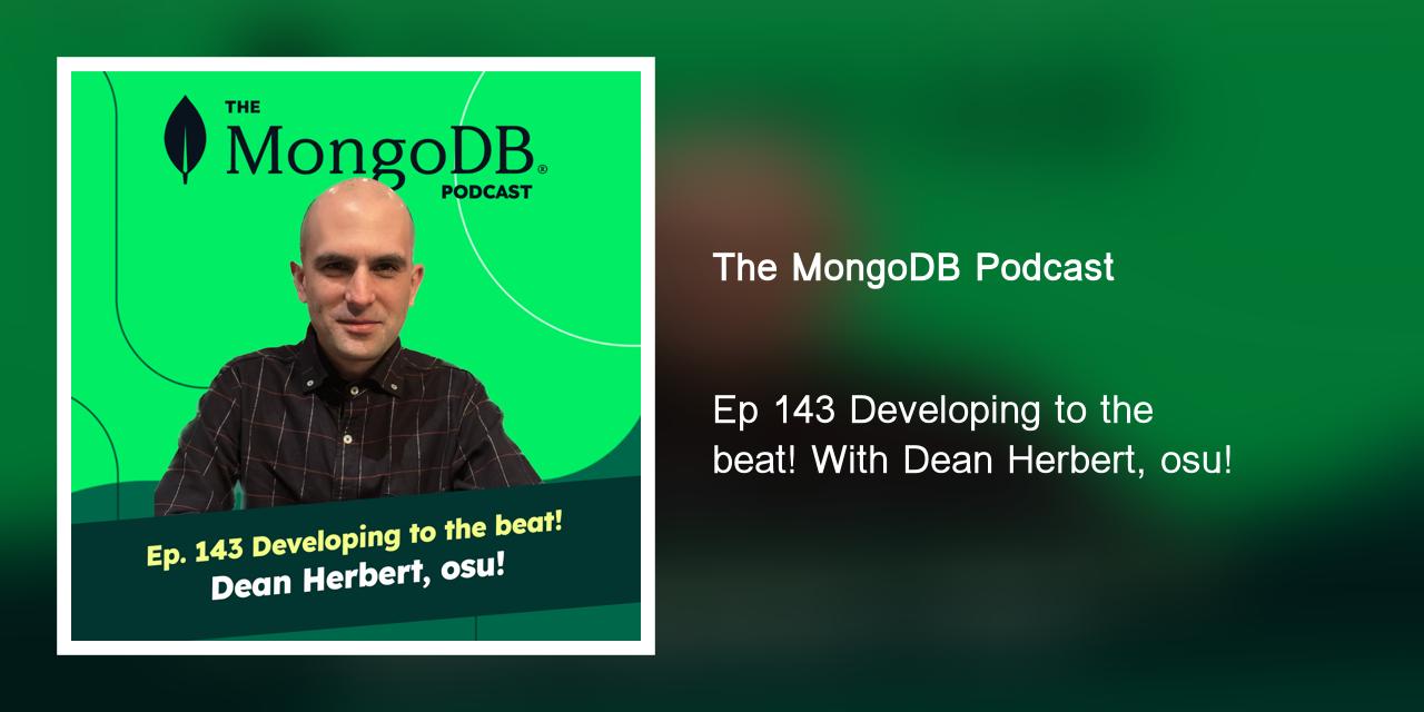 Developing to the beat! With Dean Herbert, osu!