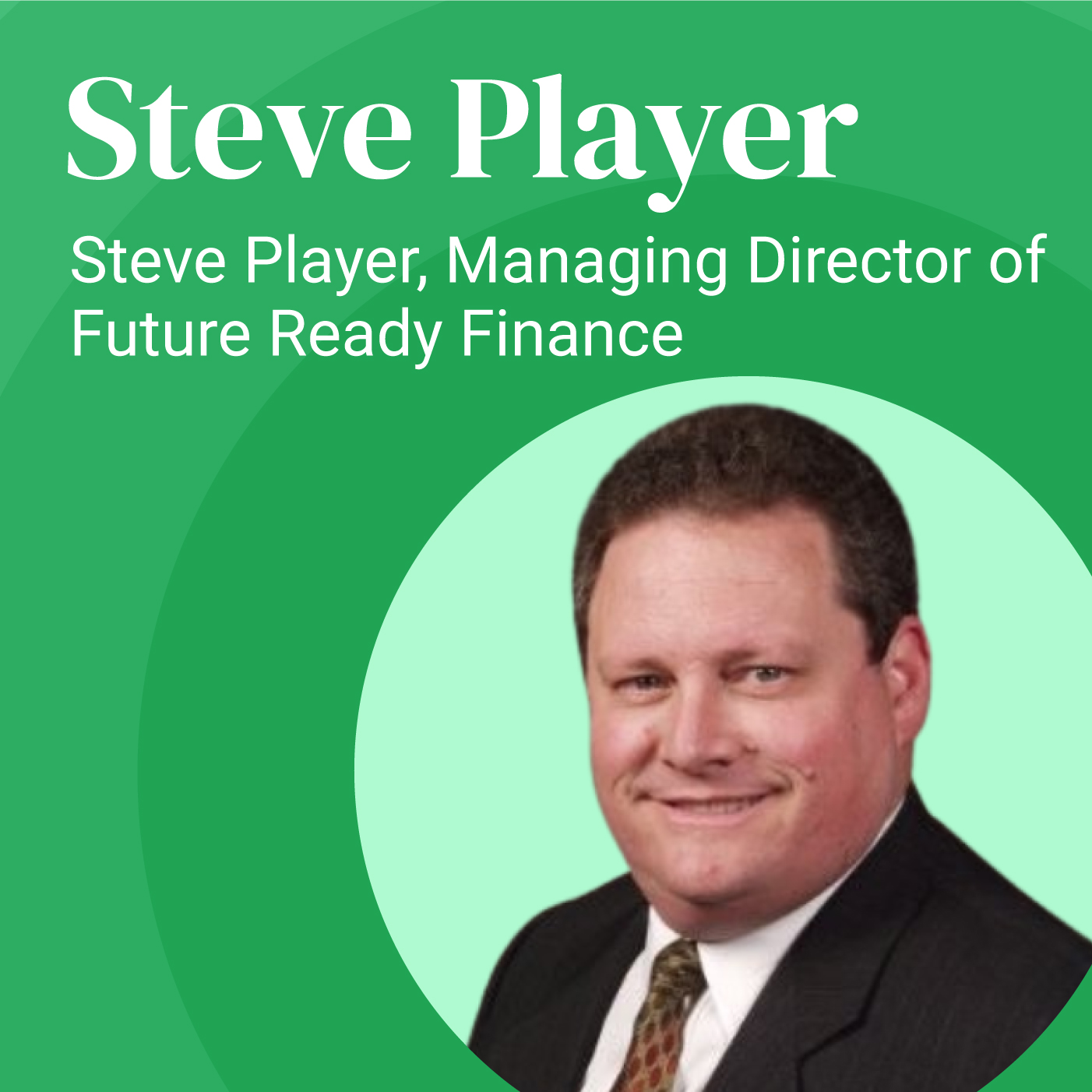Getting Finance Future Ready | Steve Player