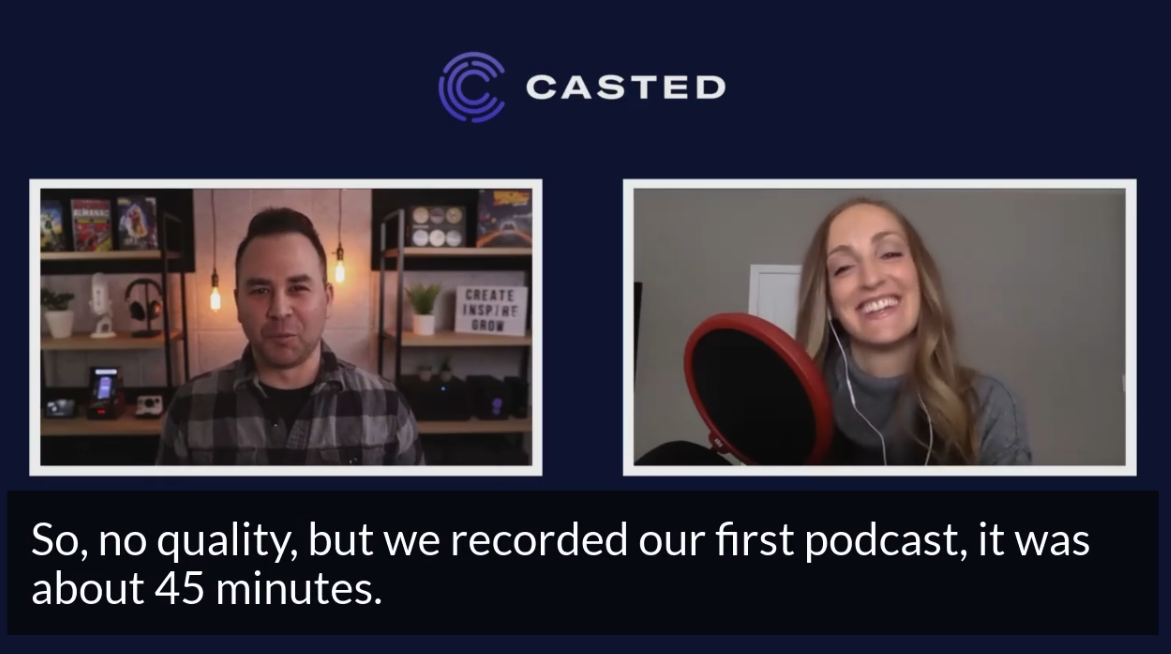 The Casted Podcast | Videogram Example