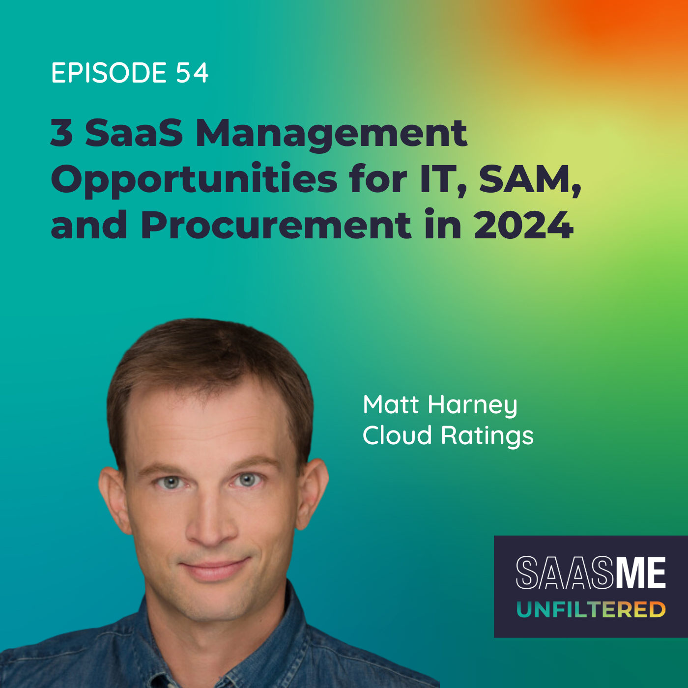 3 SaaS Management Opportunities for 2024 with Matt Harney (Cloud Ratings)