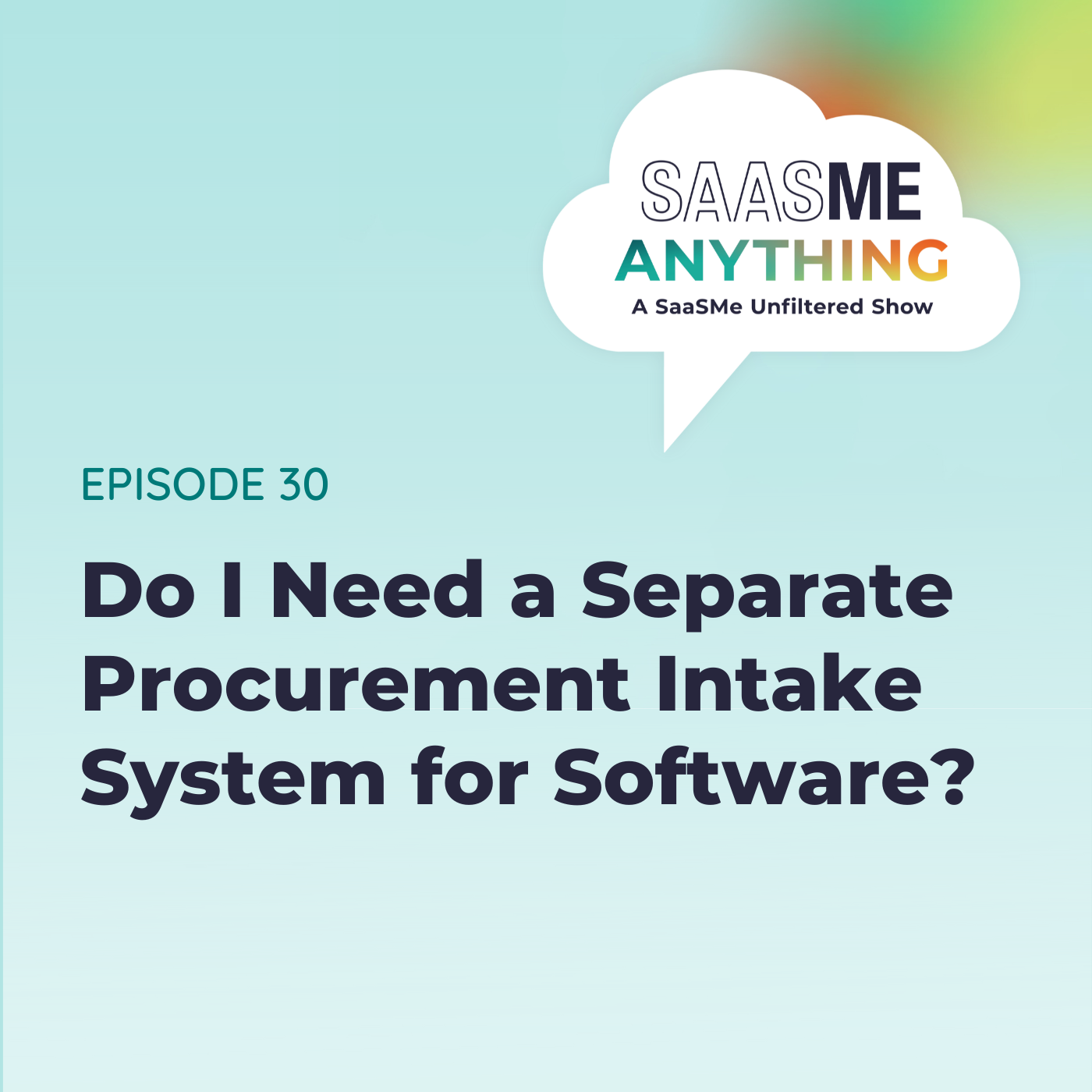 Do I Need a Separate Procurement Intake System for Software?
